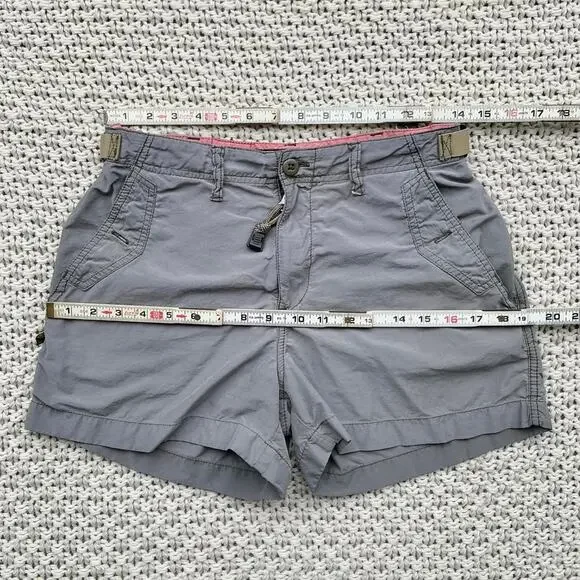 Y2K Grey Cargo Utility Shorts Code Bleu - Size 7 - Picture 5 of 8